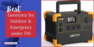 Best Generator for Outdoor and Emergency under 350