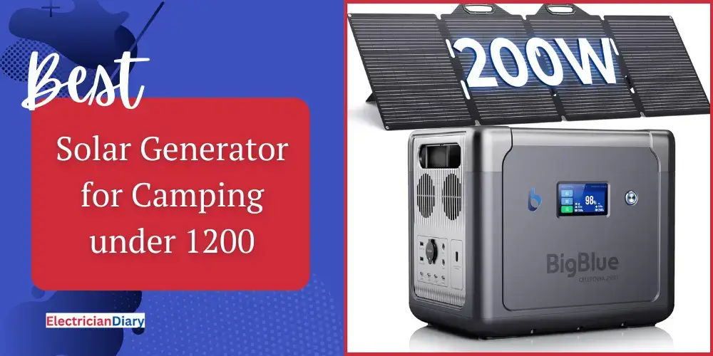 Best Solar Generator for Camping under 1200